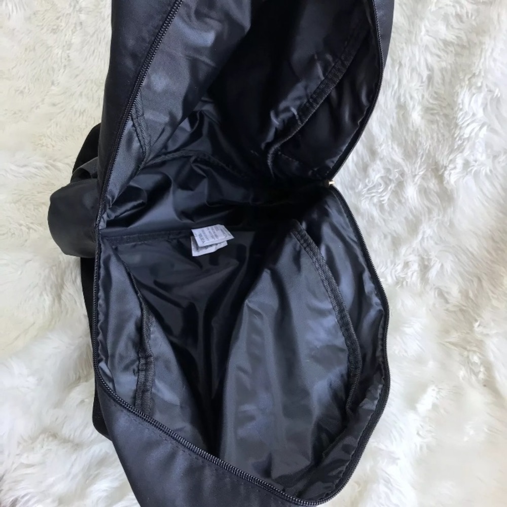 Carolina Herrera Good Girl Backpack Black Satin Holdall Authentic Designer Bag - Picture 6 of 7